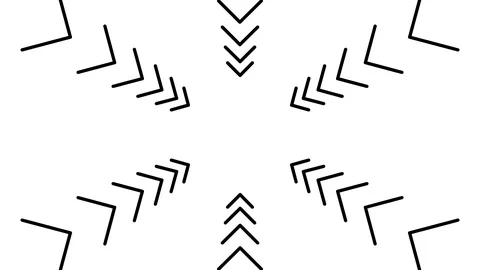 Moving geometric shapes Video stock 101303011