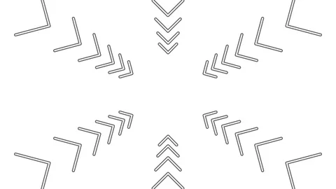 Moving geometric shapes Video stock 101303012