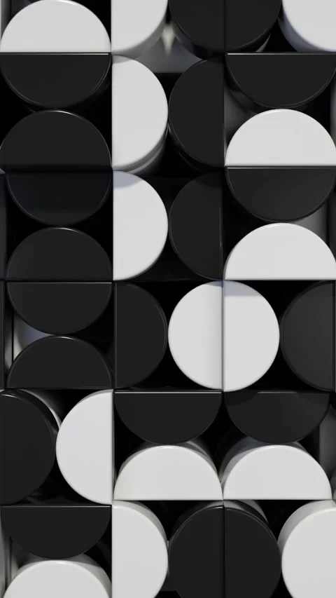 Moving Geometric Wall Loop Stock Footage 300861992