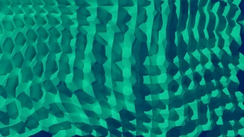Moving geometric wave colorful background animation Stock Footage 246416546