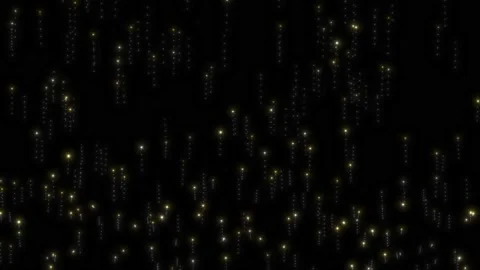 Moving up glitter light particles overlay Stock Footage 220235121
