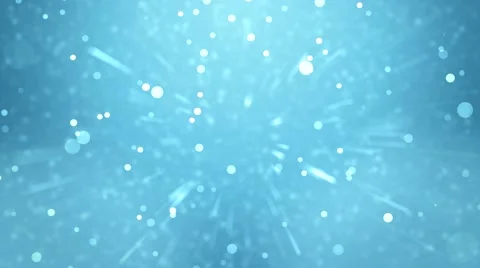 Moving gloss particles on blue backgroun... | Stock Video | Pond5