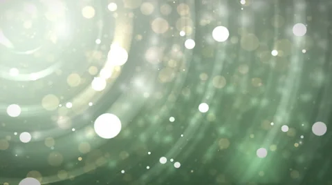 Moving gloss particles on green backgrou... | Stock Video | Pond5