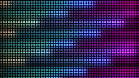 Moving glowing dots pattern lights in bulbs style. Modern abstract rays anim Stock Footage 246767443