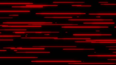Moving Glowing Neon Red Lines Animation. Data Flow Concept. Stock Footage 171877571