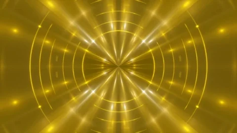 Moving gold light and particles, abstract background, loop Stock Footage 79687693