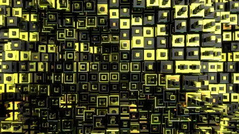 Moving golden wall Stock Footage 141694558