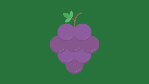 Moving With Grapes - Chroma Key Green Screen Footage Stock Footage 338017926