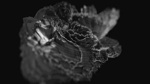 Moving gray Ferrofluid water Drop. Abstract Moving Holographic fluid Background Stock Footage 138522747