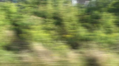 Moving green blurred background Stock Footage