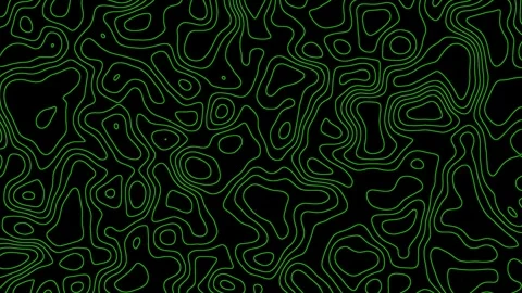 Moving green lines on a black background. Abstract background . Stock Footage 273586794