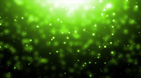 Moving green particles. Stock Footage 27122436