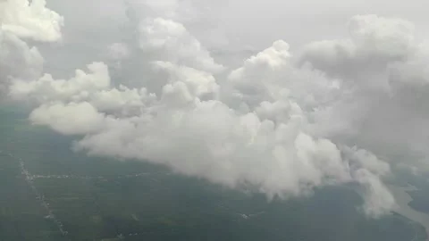 A moving grey clouds in the air Stock Footage 268106562