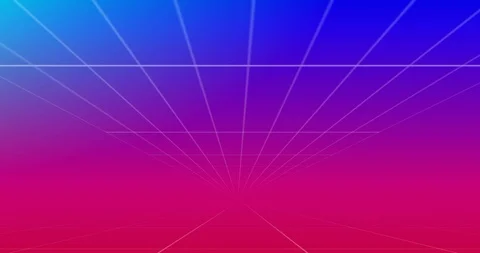 Moving grid lines on blue background 4k Stock Footage 117428617