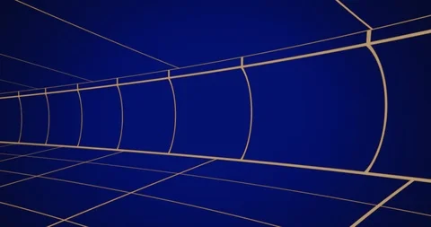 Moving grid lines on blue background 4k Stock Footage 118233128