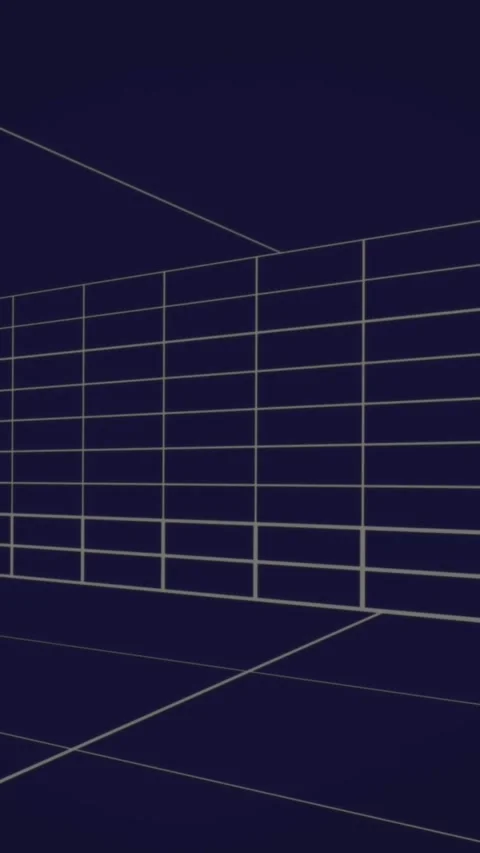 Moving grid lines on blue background 4k Stock Footage 324023493