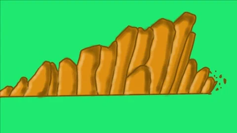 Moving ground effect green video Stock Footage 221163257