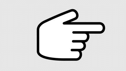 Moving hand pointing to the right. Stock Footage 171724202