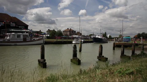 Moving Harbor Timelapse Stock Footage 34462717