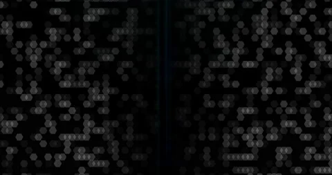 Moving hex, dark grey color, vertical video. Light streak Stock Footage 132187735