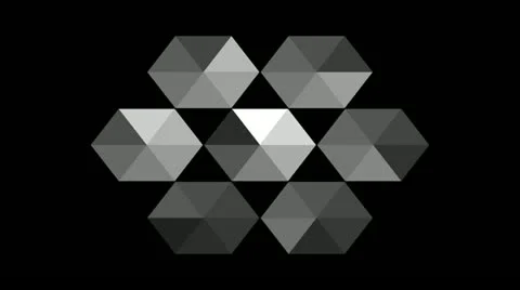 Moving Hexagons (20130007) Stock Footage 20450751