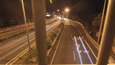 Moving Highway Time-lapse Sydney, Australia Stock Footage 147370926