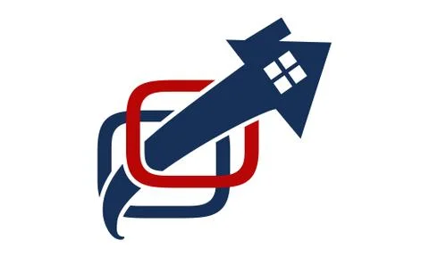Moving home Logo Design Template Vector Stock Illustration