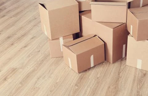 Moving home Stock Photos