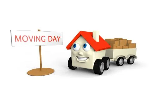 Moving house Stock Illustration