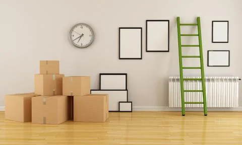 Moving house Stock Illustration