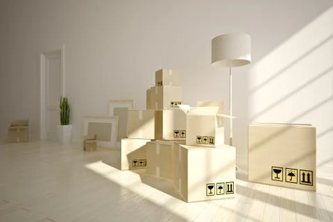 Moving house Stock Illustration