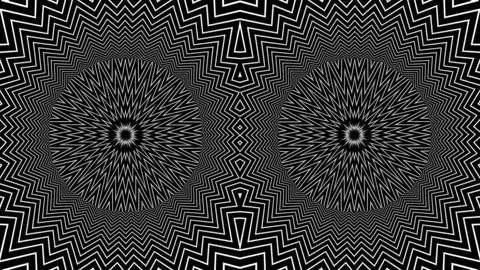 Moving hypnotic illusion Stock Footage 177086297