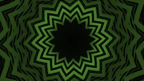 Moving hypnotic pattern of triangular lines. Design. Hypnotic pattern of zigzag Illustrazione stock