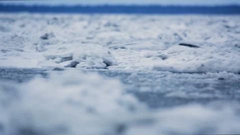 Moving ice Stock Footage 90231506