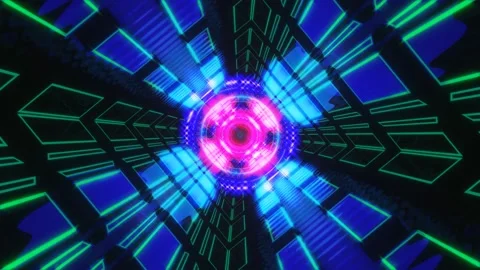 Moving information over a fiber-optic cable, 3d rendering simulation Видео 210392829