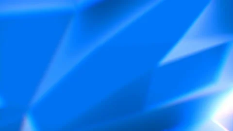 Moving Inside Blue Gem with Glowing Facets Seamless. Looped 3d Animation of Stock Footage 116324925