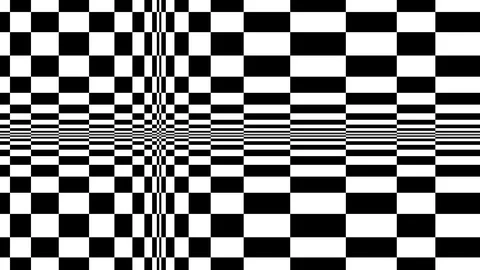 Moving inside of checkered lines Stock Footage 111284295