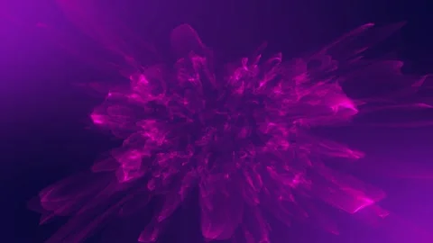 Moving, intertwining streams or energy fields in shades of purple and pink. Vídeos de archivo 302154683