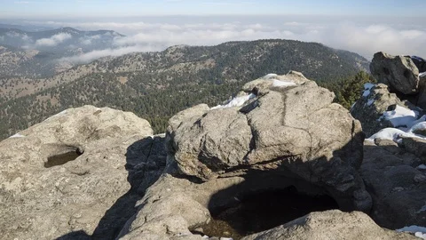 Moving Inversion Mountain Cloud Timelapse Видео 86887008