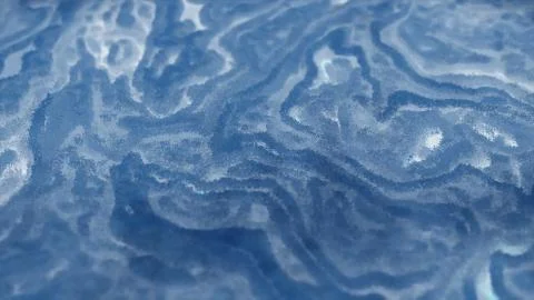 Moving irregular psychedelic waves. Moving marble texture. Abstract animation Stock Illustration