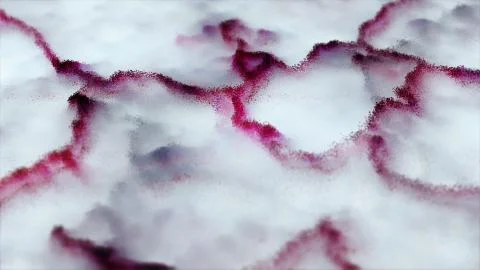 Moving irregular psychedelic waves. Moving marble texture. Abstract animation Stock Illustration