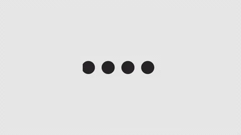 Moving jerky dots line loading animation black and white 스톡 동영상 300343273