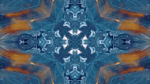 A moving kaleidoscope of current colors. Abstract moving background 動画素材 116442700