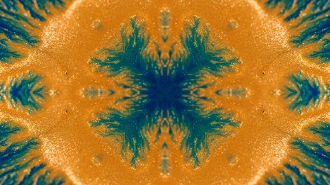 A moving kaleidoscope of current colors. Abstract moving background. 動画素材 123054004