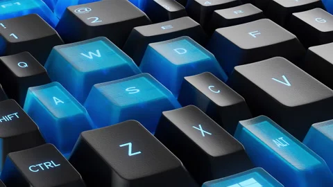 Moving Keyboard 動画素材 229782687