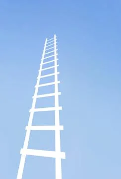 Moving up the ladder Stock Photos