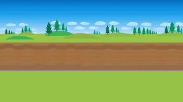 Moving landscape for driving. Version 10 dirty road Video stock 86042234