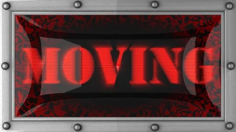 Moving on led Stock Footage 8750579
