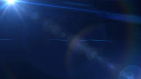 Moving lens flare effect on black backgr... | Stock Video | Pond5