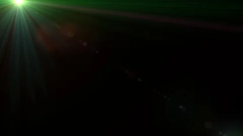 Moving lens flare effect on black backgr... | Stock Video | Pond5